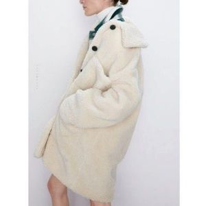 ZARA Teddy Sherpa Coat